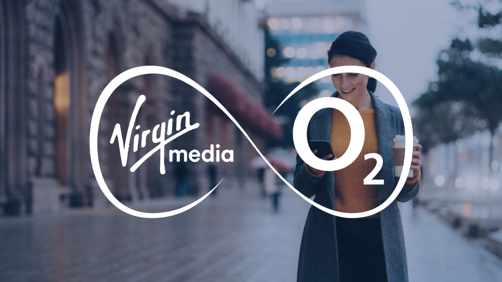 グラフィック:Virgin Media O2 社のロゴ