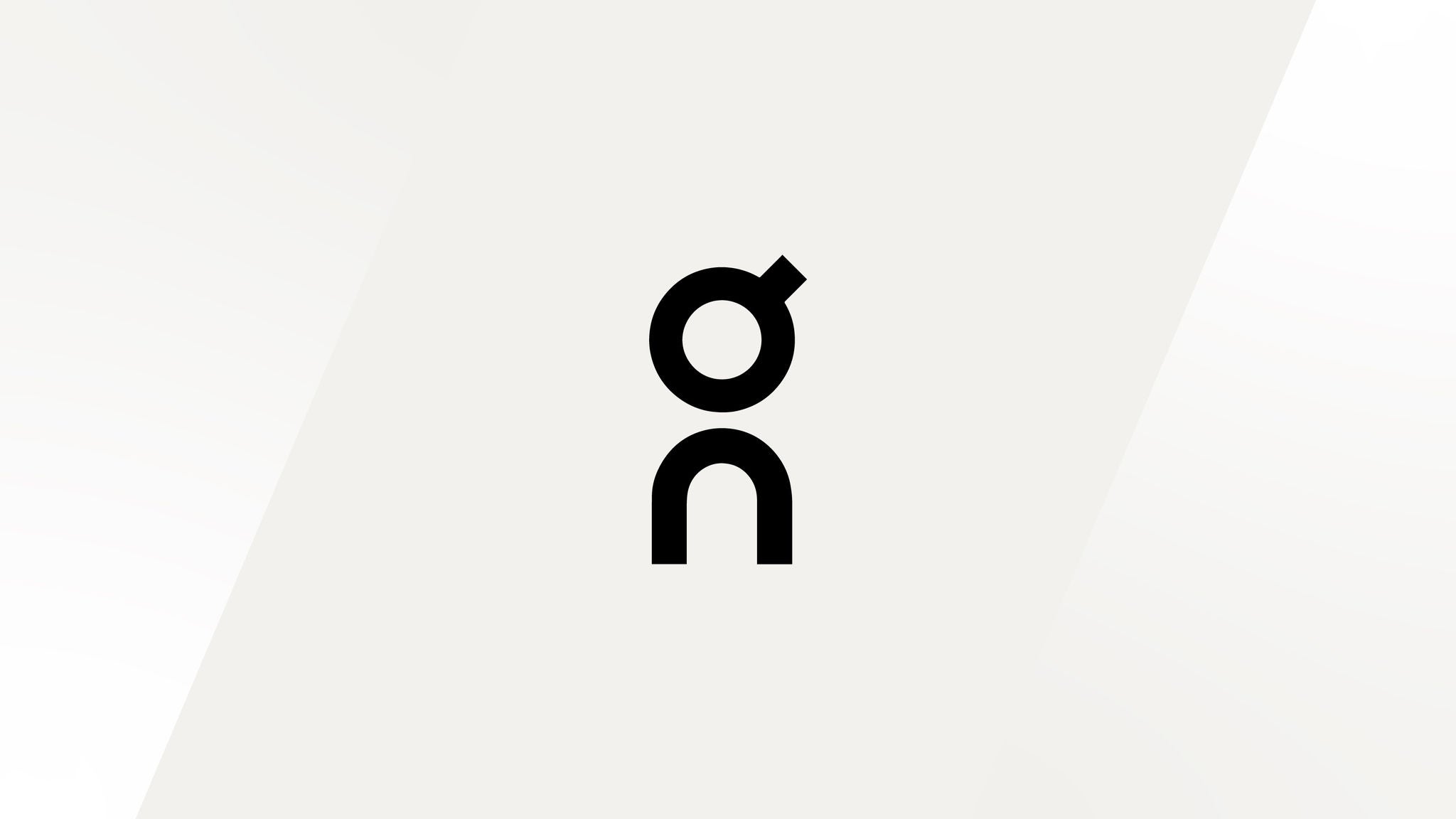 ON Running Logo on a light abstract background