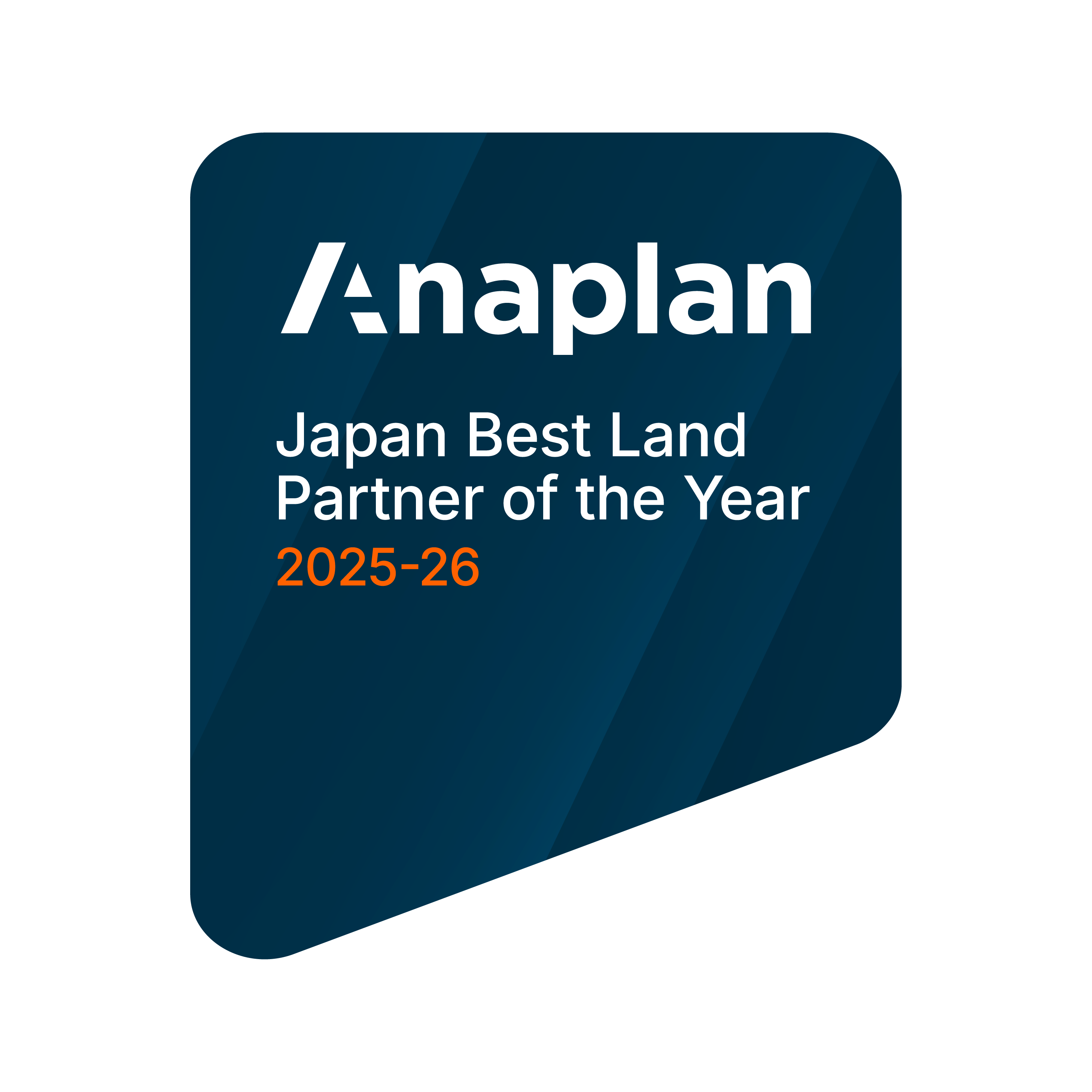 Anaplan Japan Land Partner of the Year 25-26 Badge