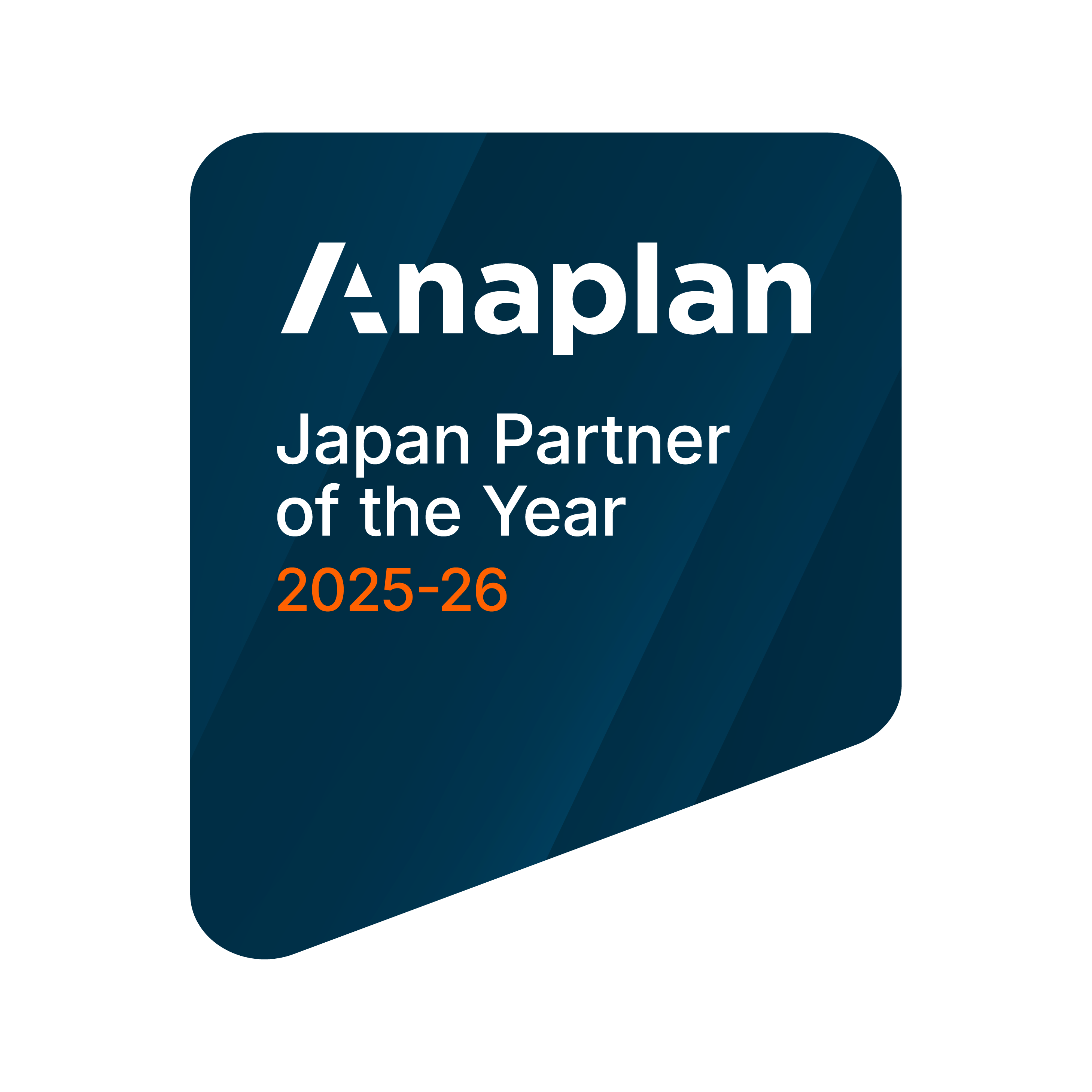 Anaplan Japan Partner of the Year 25-26 Badge