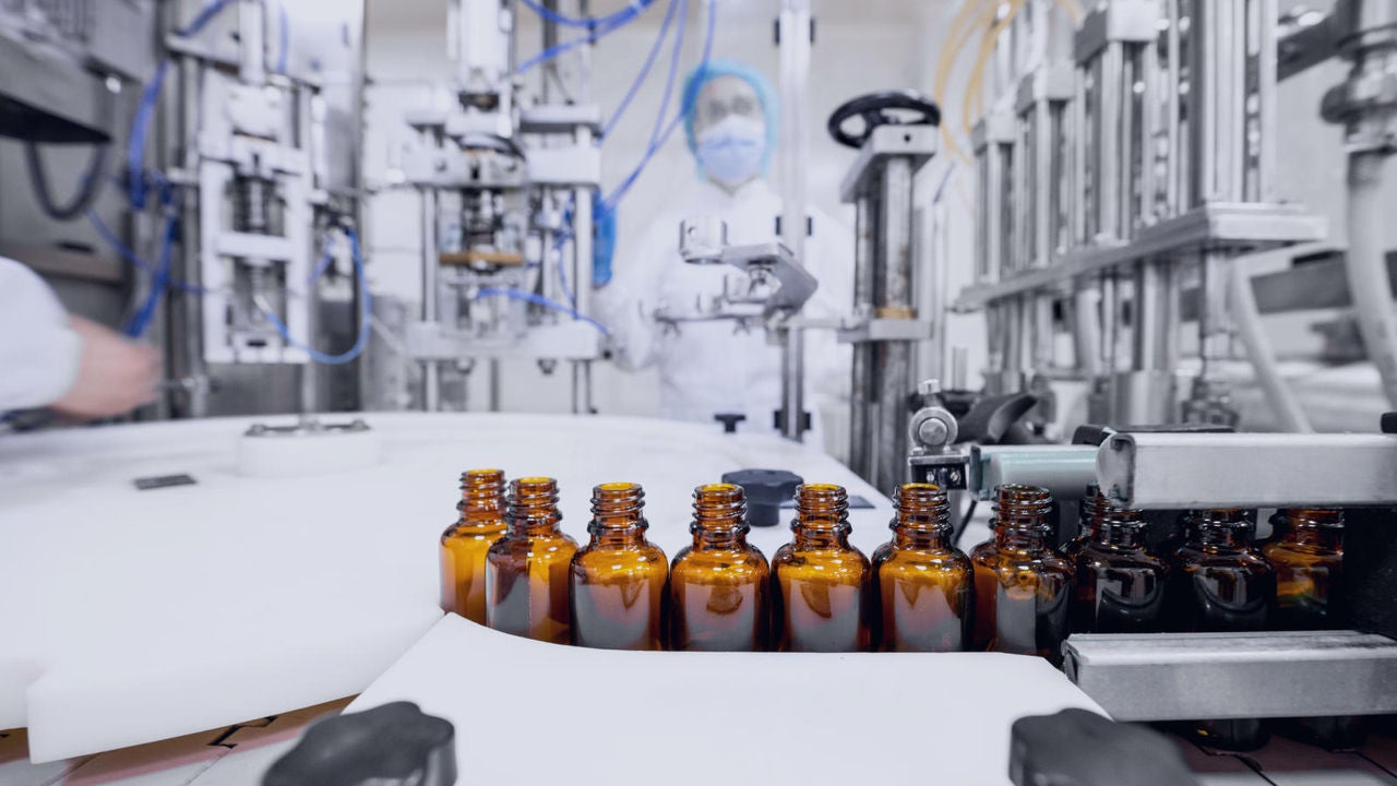 Close up shot of lab