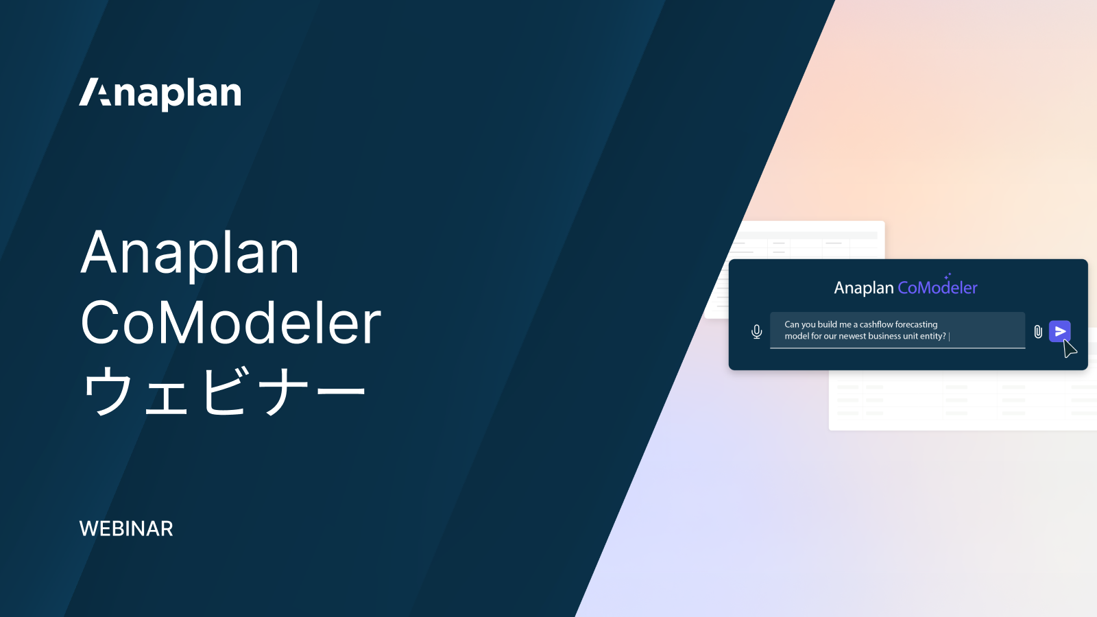 Anaplan CoModeler Webinar