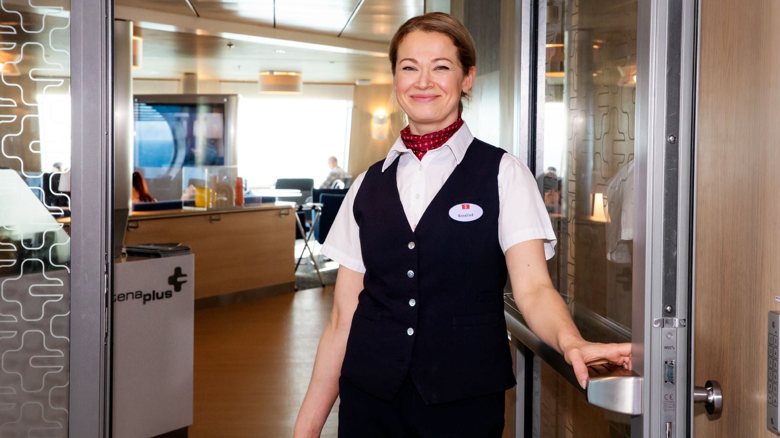 Stena Line Employee on a ferry