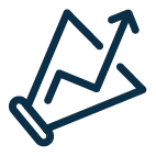 Megaphone Upward Chart Icon