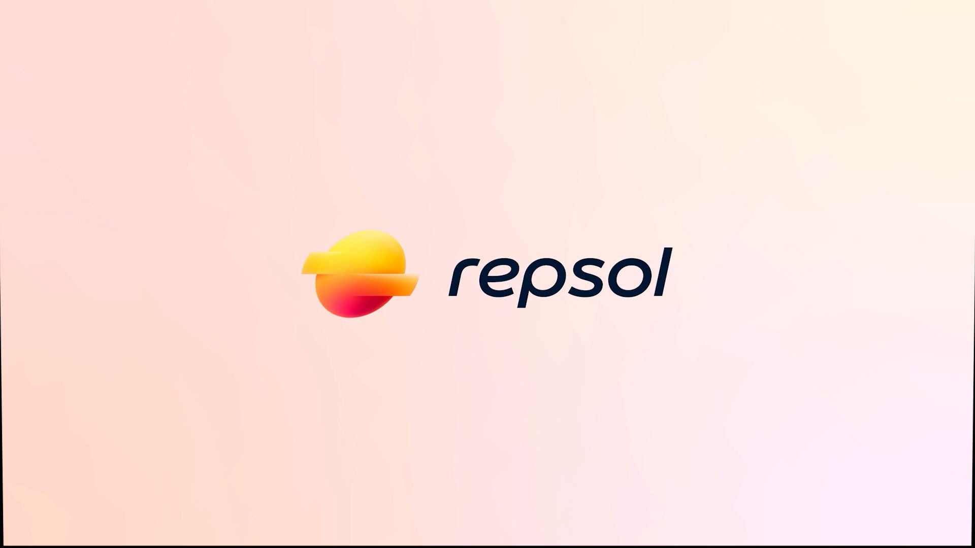 Repsol logo displayed in the center on a light pink background.