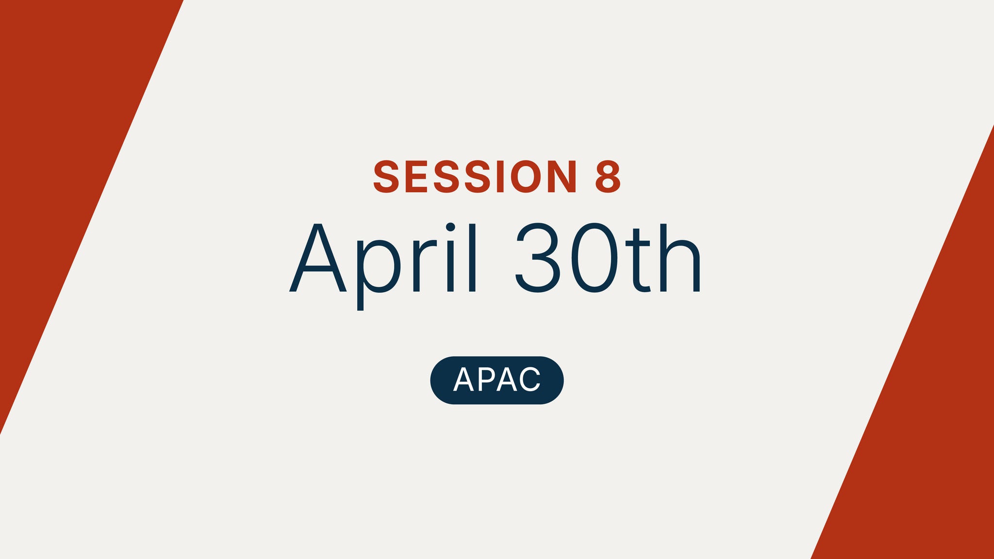 CoModeler Demo Series Session 8 April 30th APAC