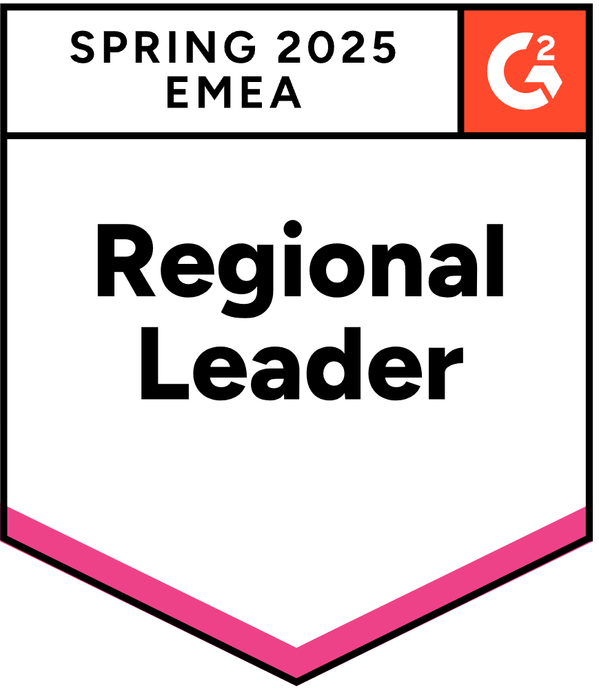 G2 Regional Leader EMEA Spring 2025