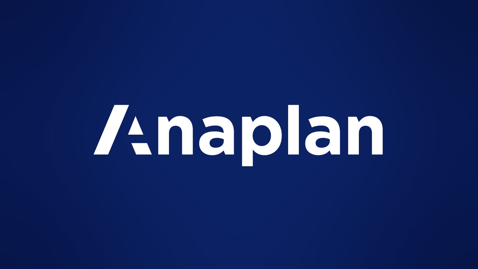 Graphic: Anaplan Logo on Navy Background