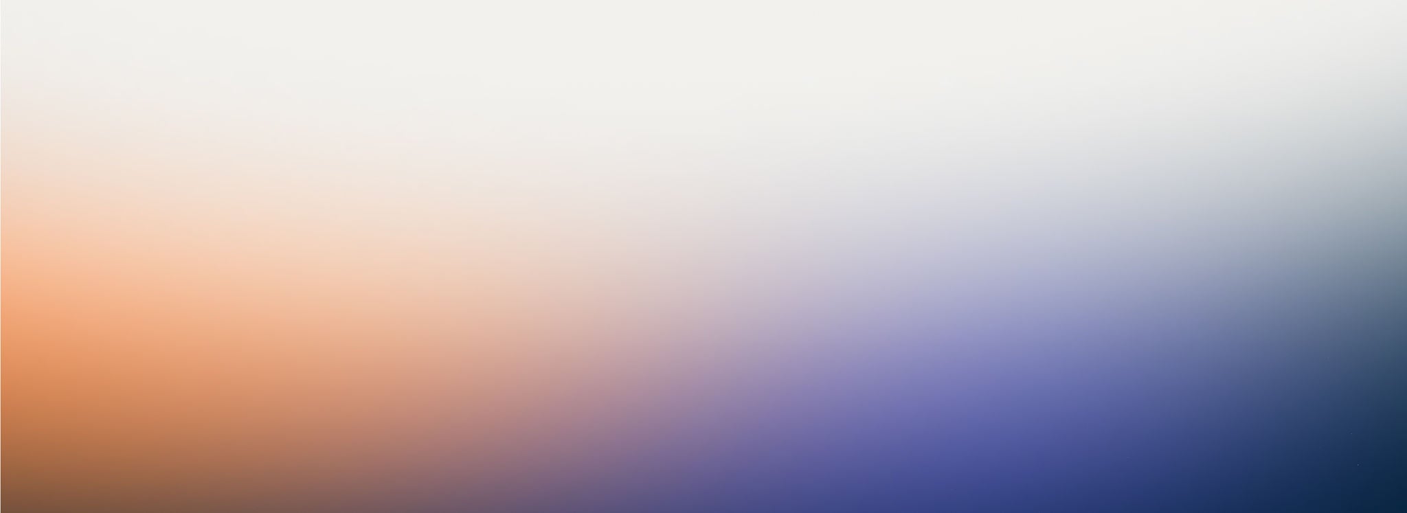 Warm Orange To Cool Blue Gradient Background