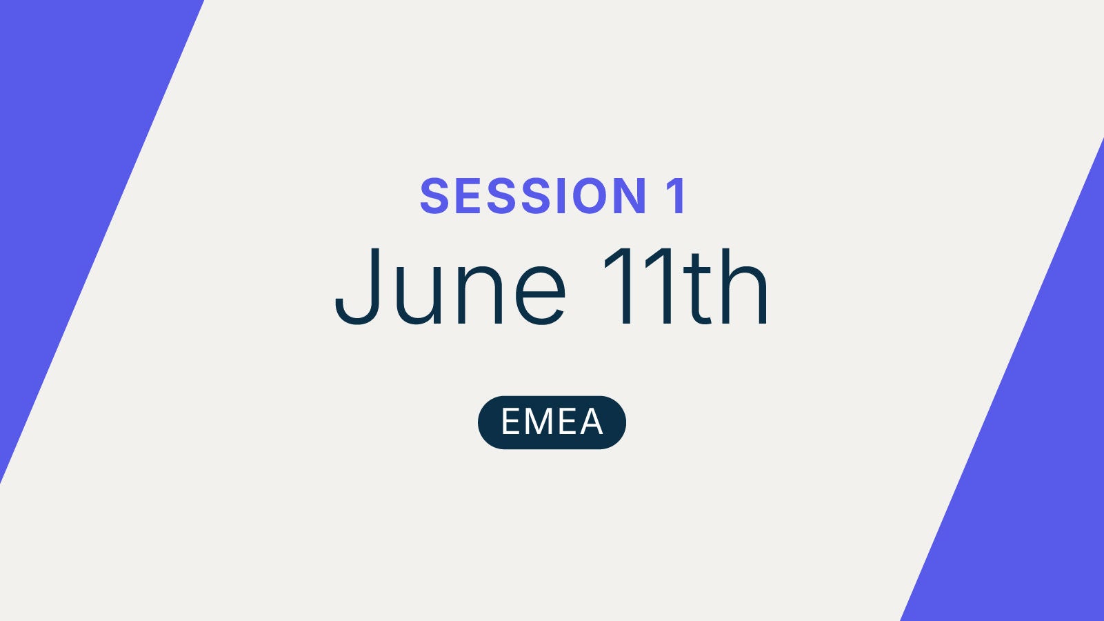 Anaplan CoModeler SESSION 1 June 11th EMEA, with a graphic displaying the session date and region.