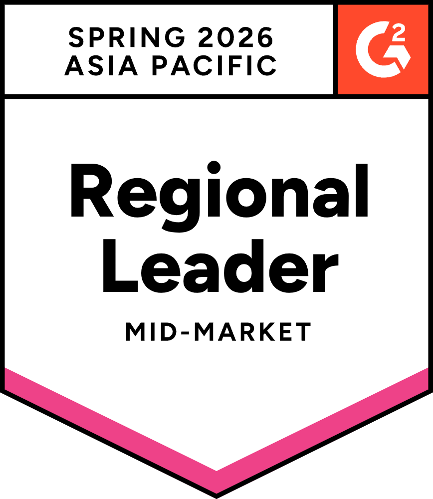G2 Spring 2026 Asia Pacific Regional Leader Mid Market