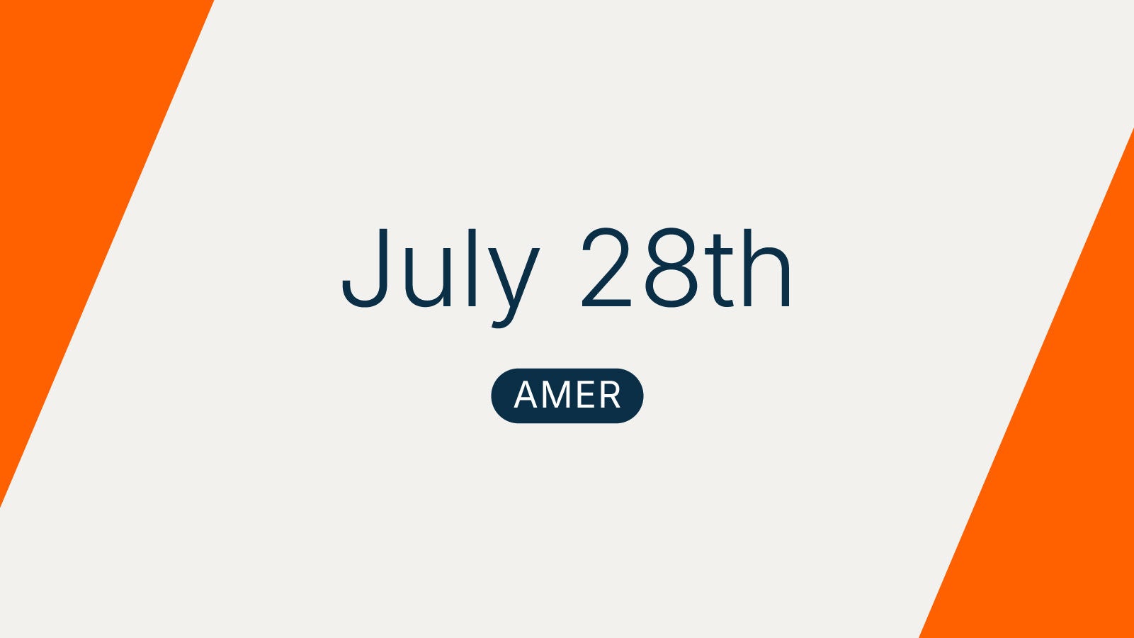 Anaplan CoModeler on July 28th AMER, with a graphic displaying the event date and region on a light background with orange accent panels.