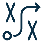 Strategy Dark Blue Icon