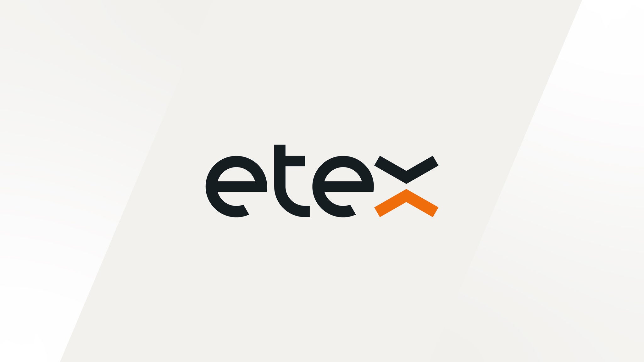 ETEX Logo on a light abstract background