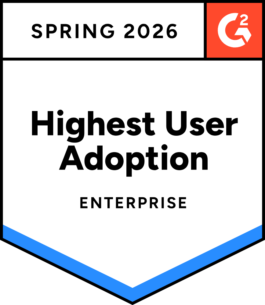 G2 Spring 2026 Highest User Adoption Enterprise