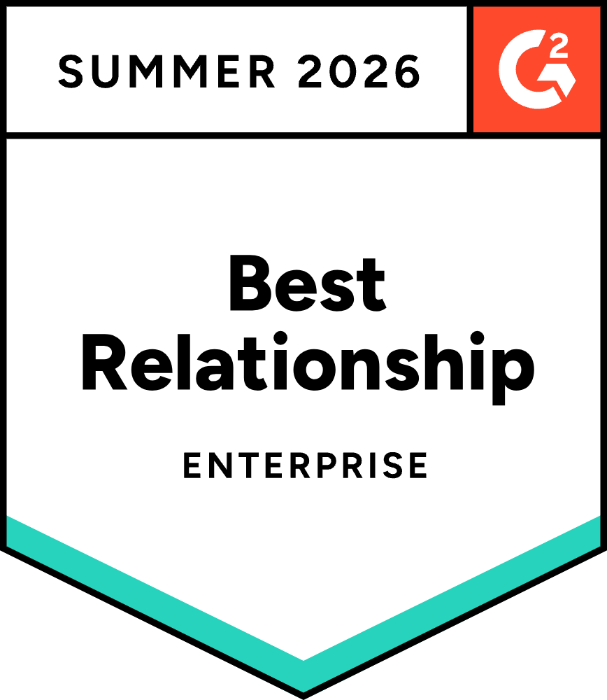 G2 Summer 2026 Best Relationship Enterprise