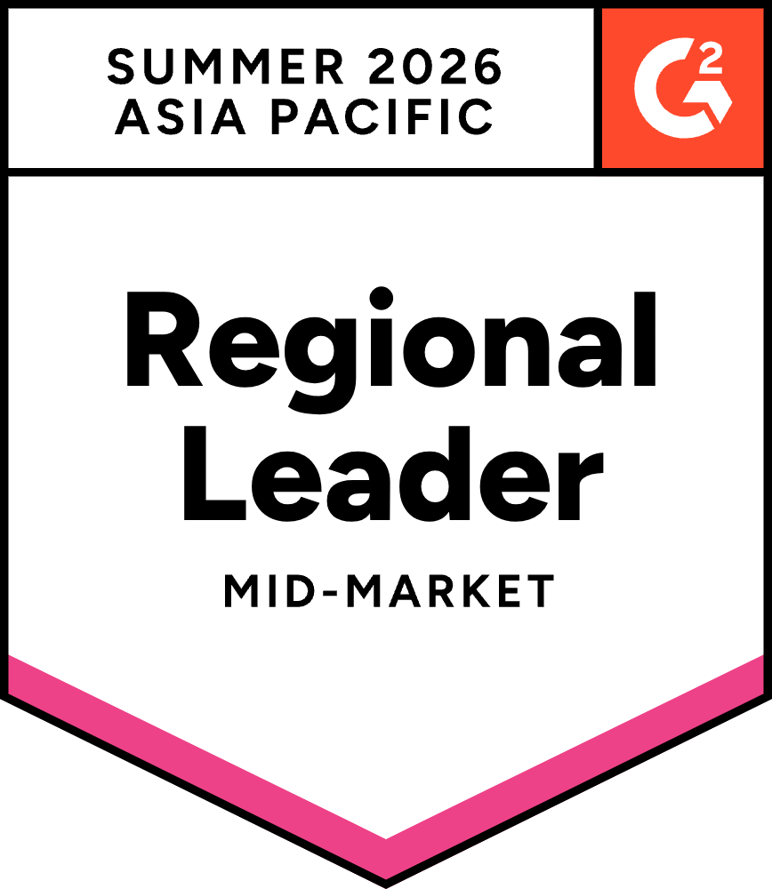 G2 Summer 2026 APAC Regional Leader Mid Market