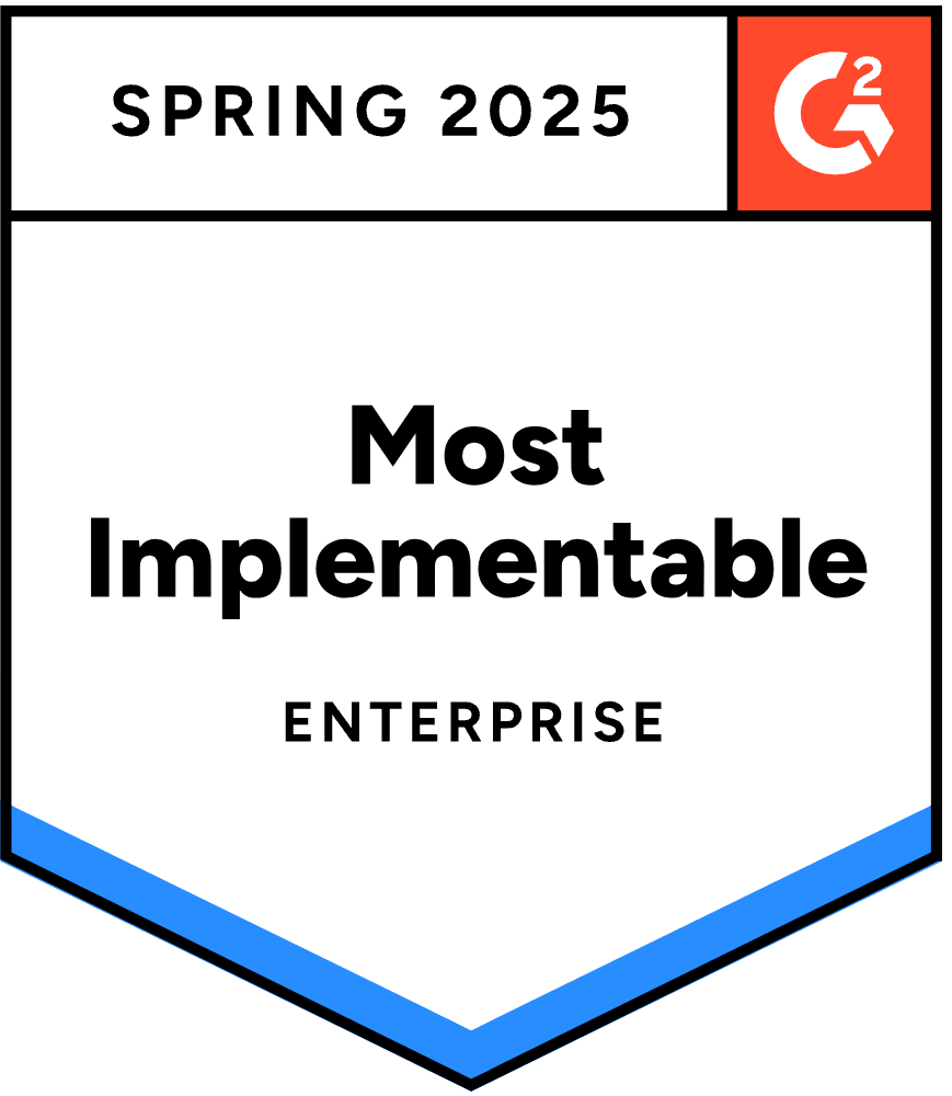 G2 Supply Chain Most Implementable Spring 2025