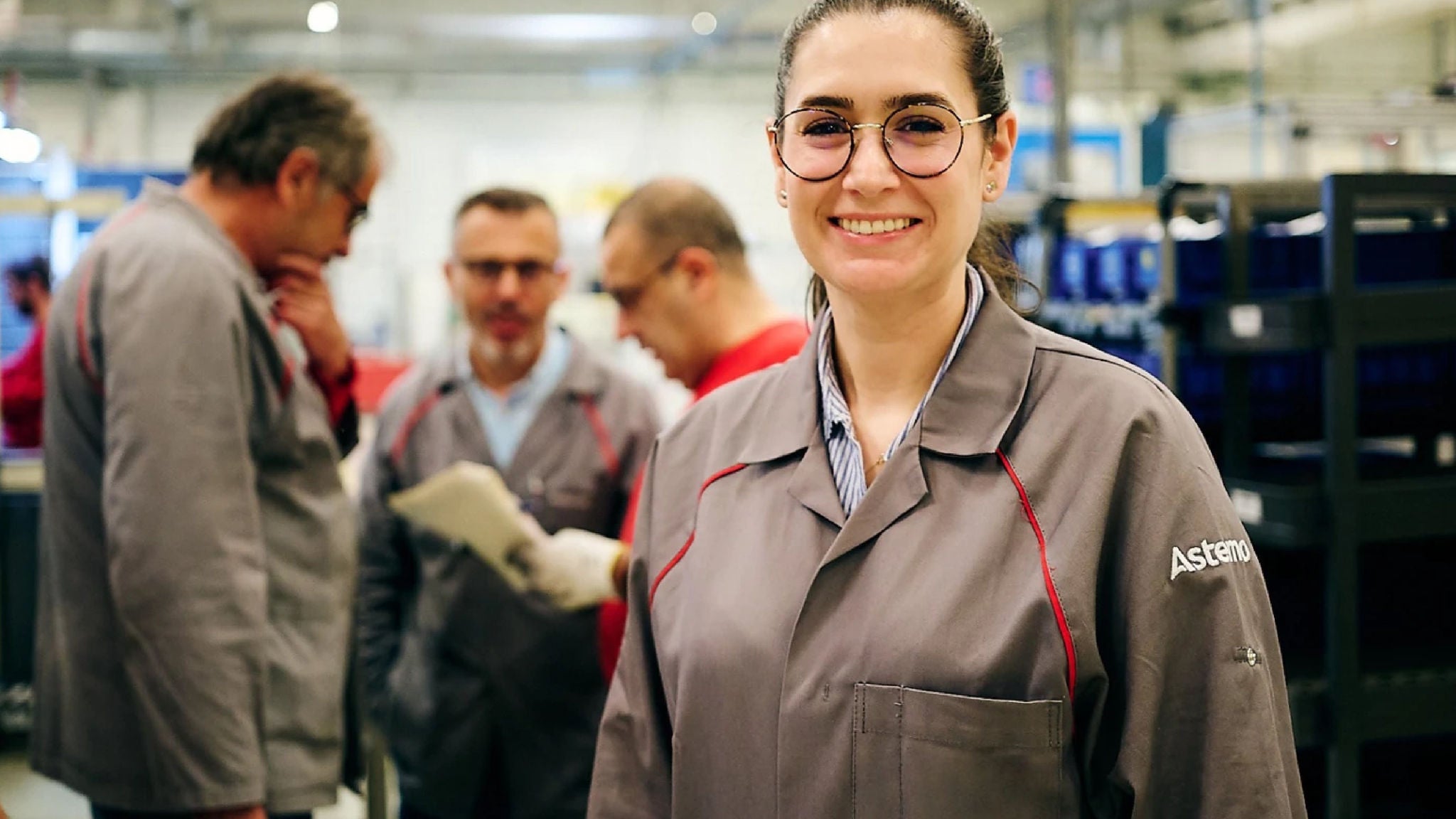 Men looking at a computer