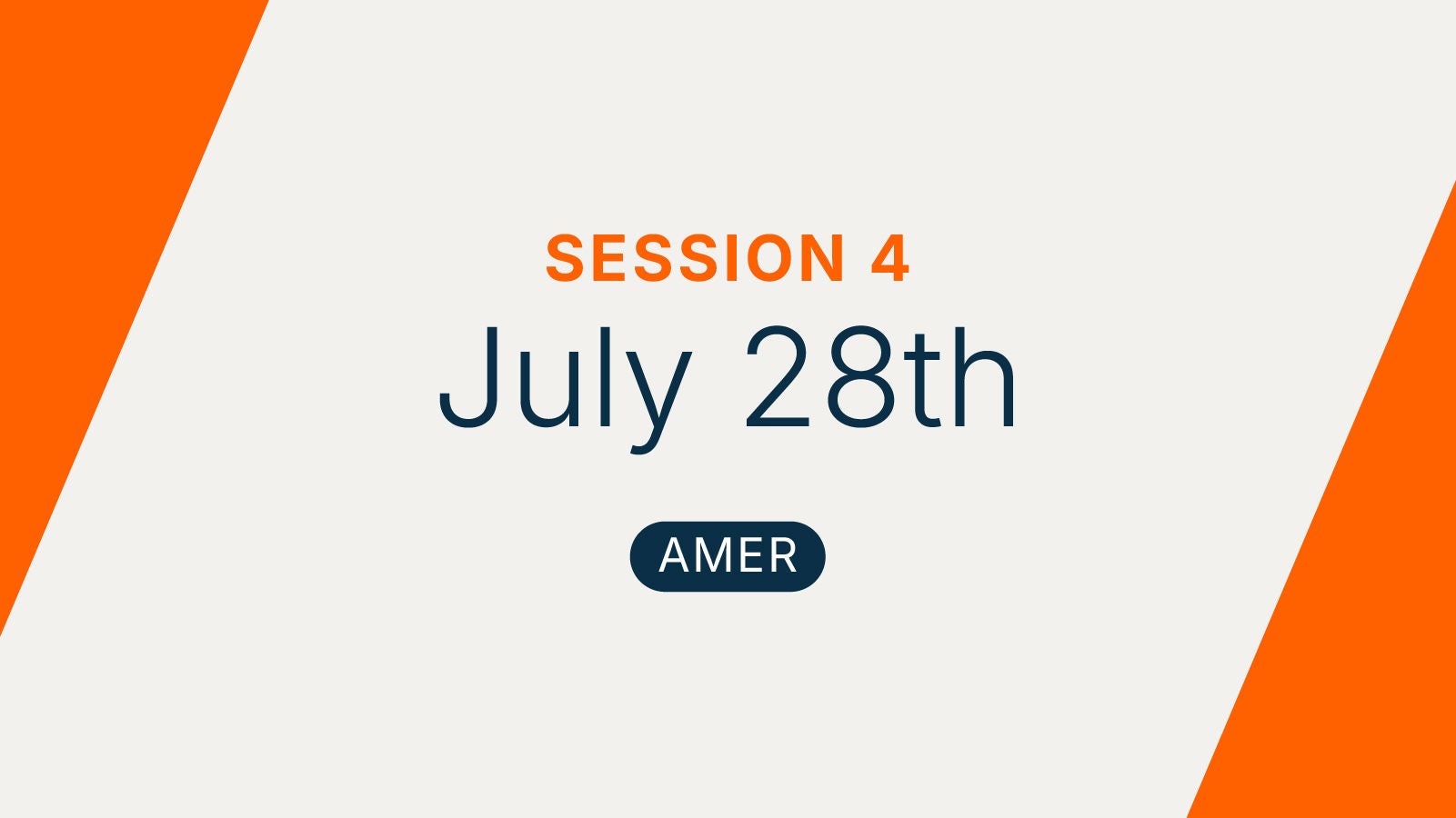 Anaplan CoModeler SESSION 4 July 28th AMER, with a graphic displaying the session date and region.