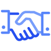 Upgraded Collaboration blue icon