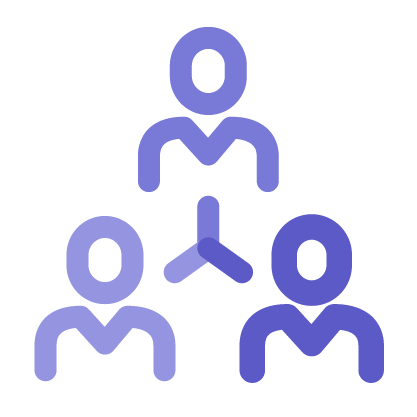 Collaboration Global Icon Purple