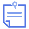 Graphic: paper with pin