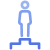 Graphic: person winning