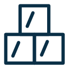 Boxes Three Icon