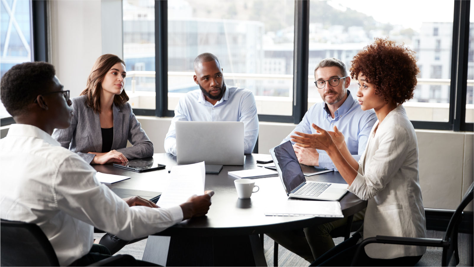 Meeting with the sales team