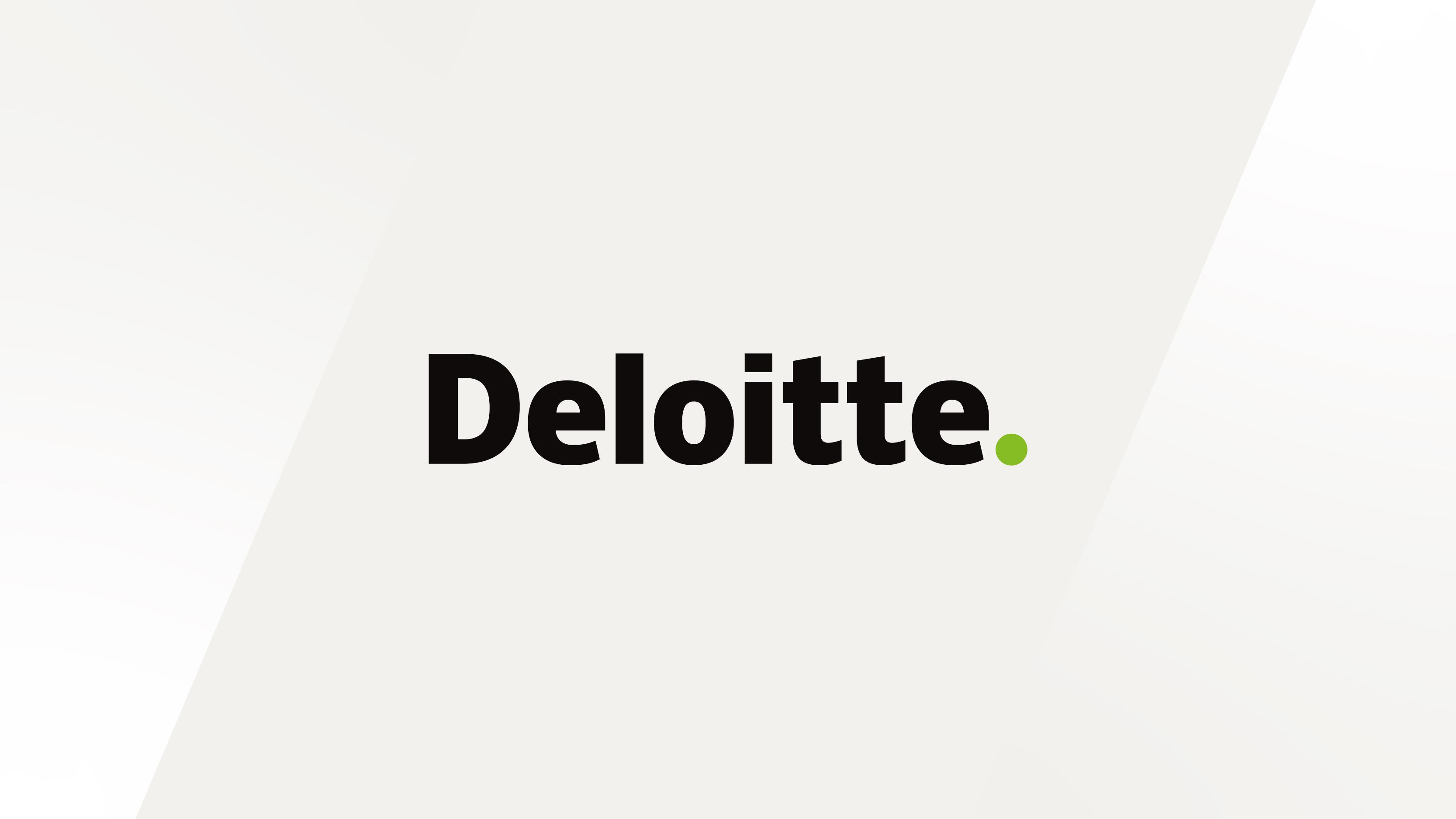 Deloitte Logo on a light abstract background