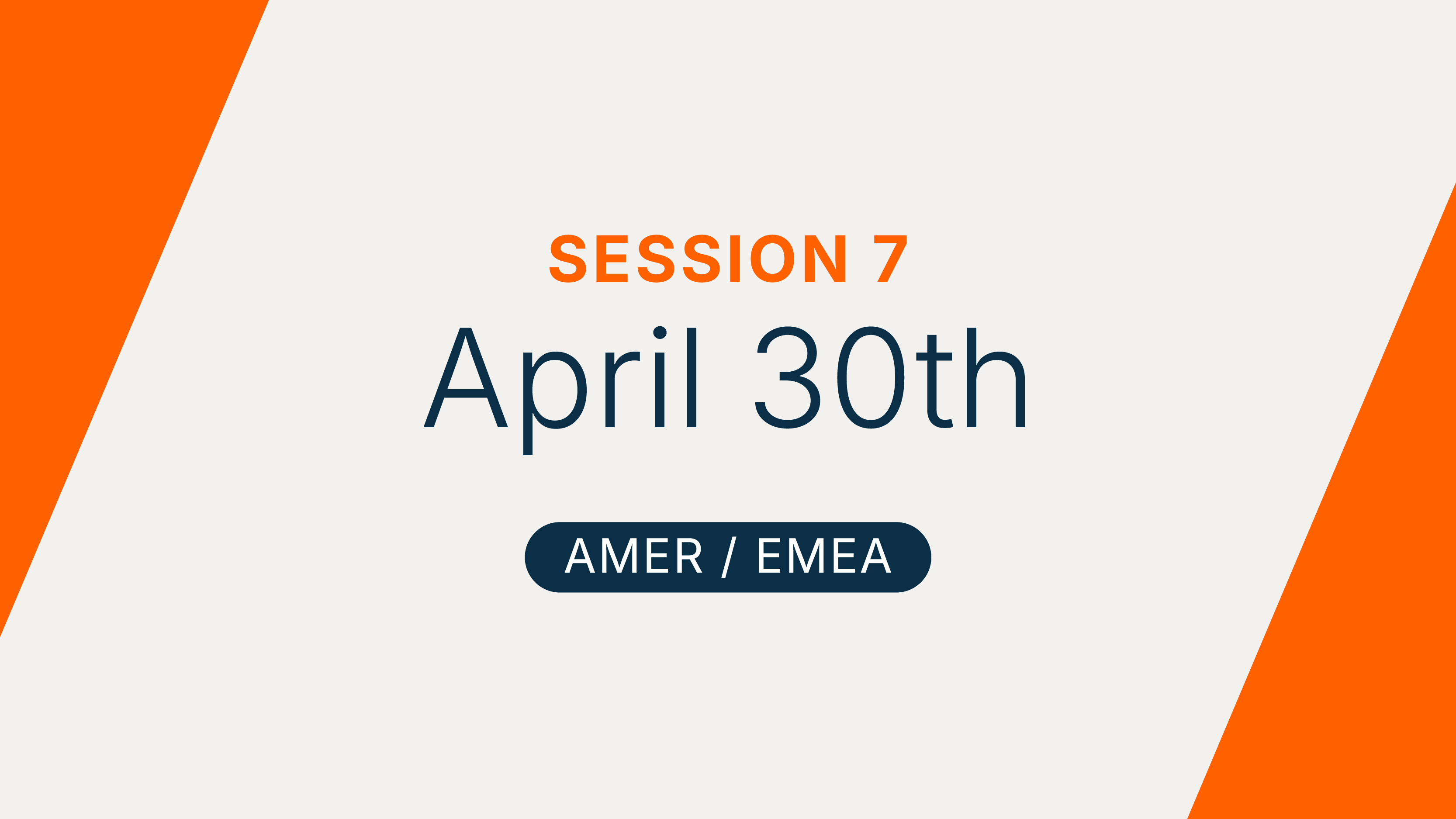 CoModeler Demo Series Session 7 April 30th AMER EMEA