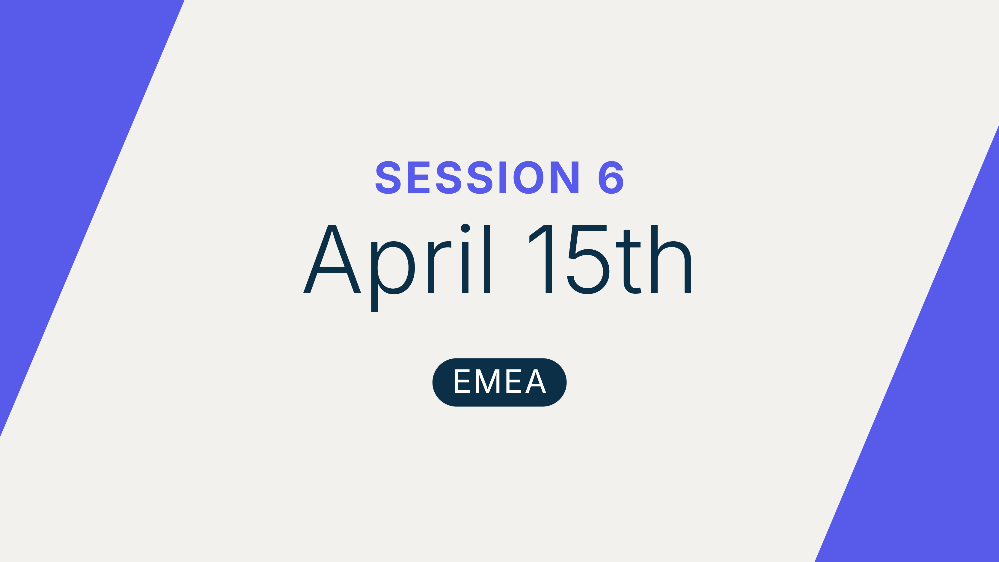 CoModeler Demo Series Session 6 April 15th EMEA
