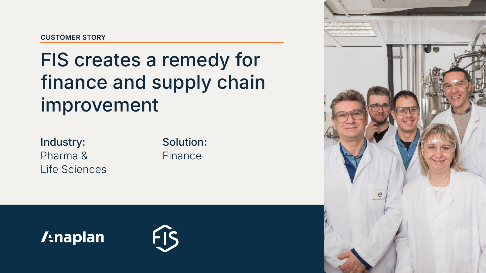 FIS Creates a Remedy for Finance and Supply Chain Improvement | Anaplan ...