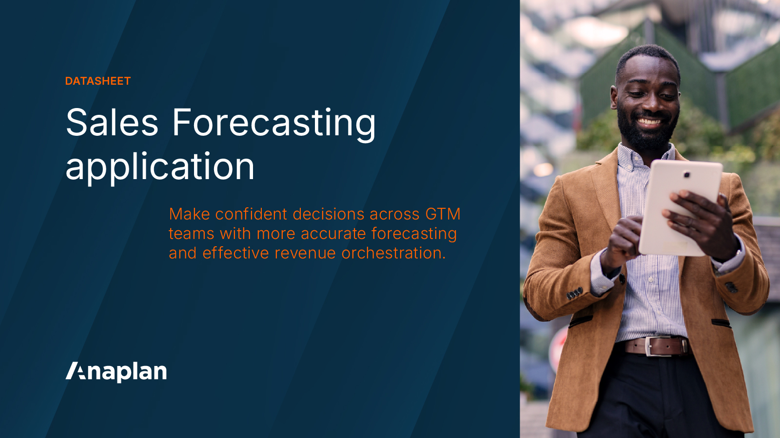 Anaplan Sales Forecasting Application Datasheet
