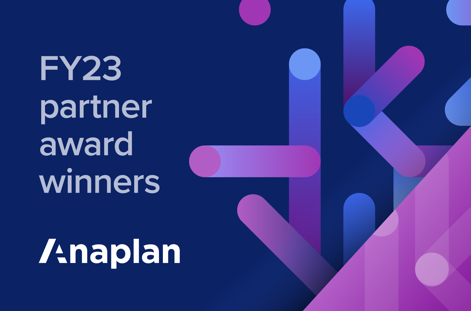 Graphic: partner awards tile, abstract art