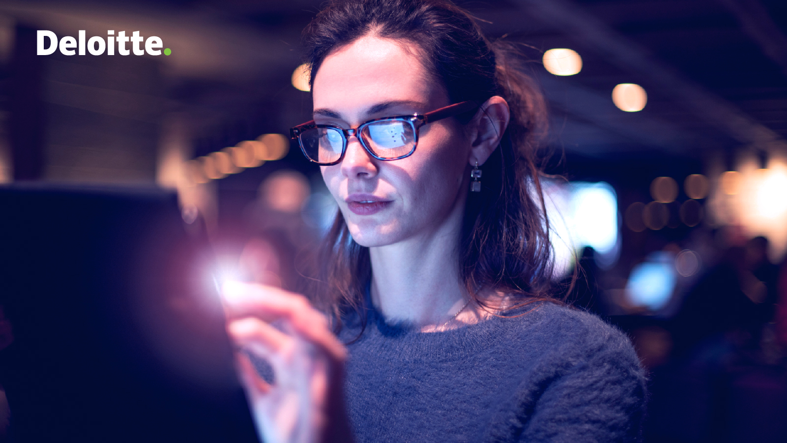 Women looking at a tablet