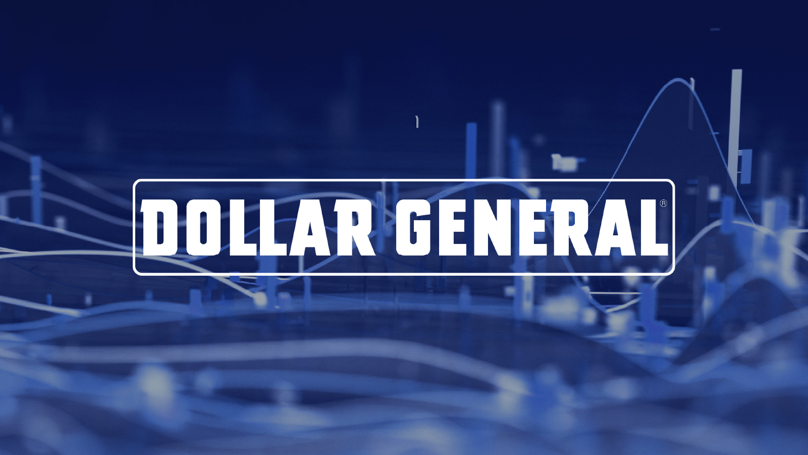 Graphic: Dollar General logo overlay analytics graphics