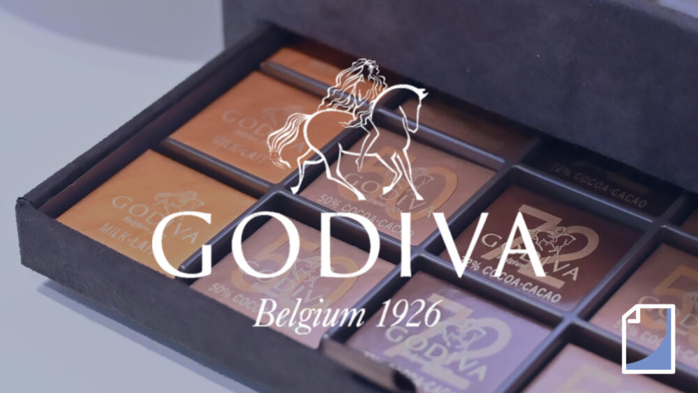 Godiva 社のロゴ