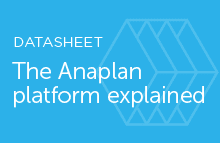 Datasheet: The Anaplan Platform Overview