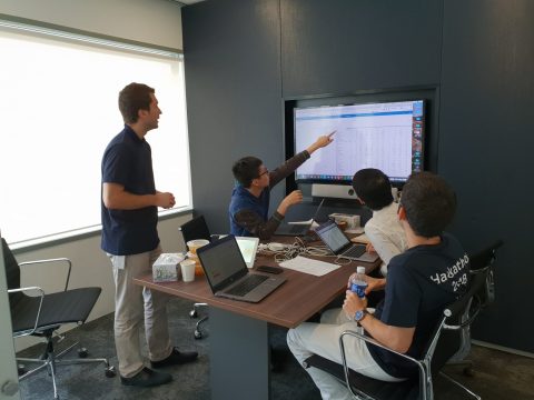 SMU students at work