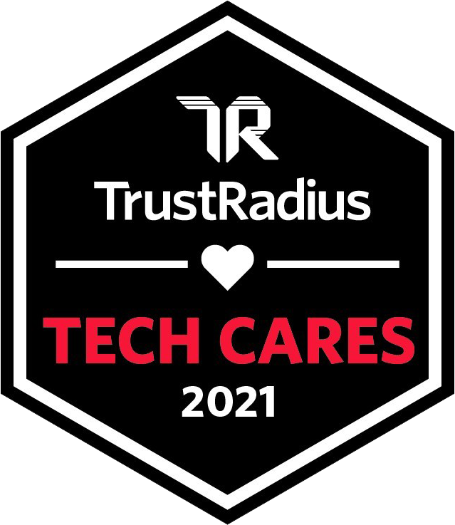 TrustRadius 2021 Tech Cares Award Recipient