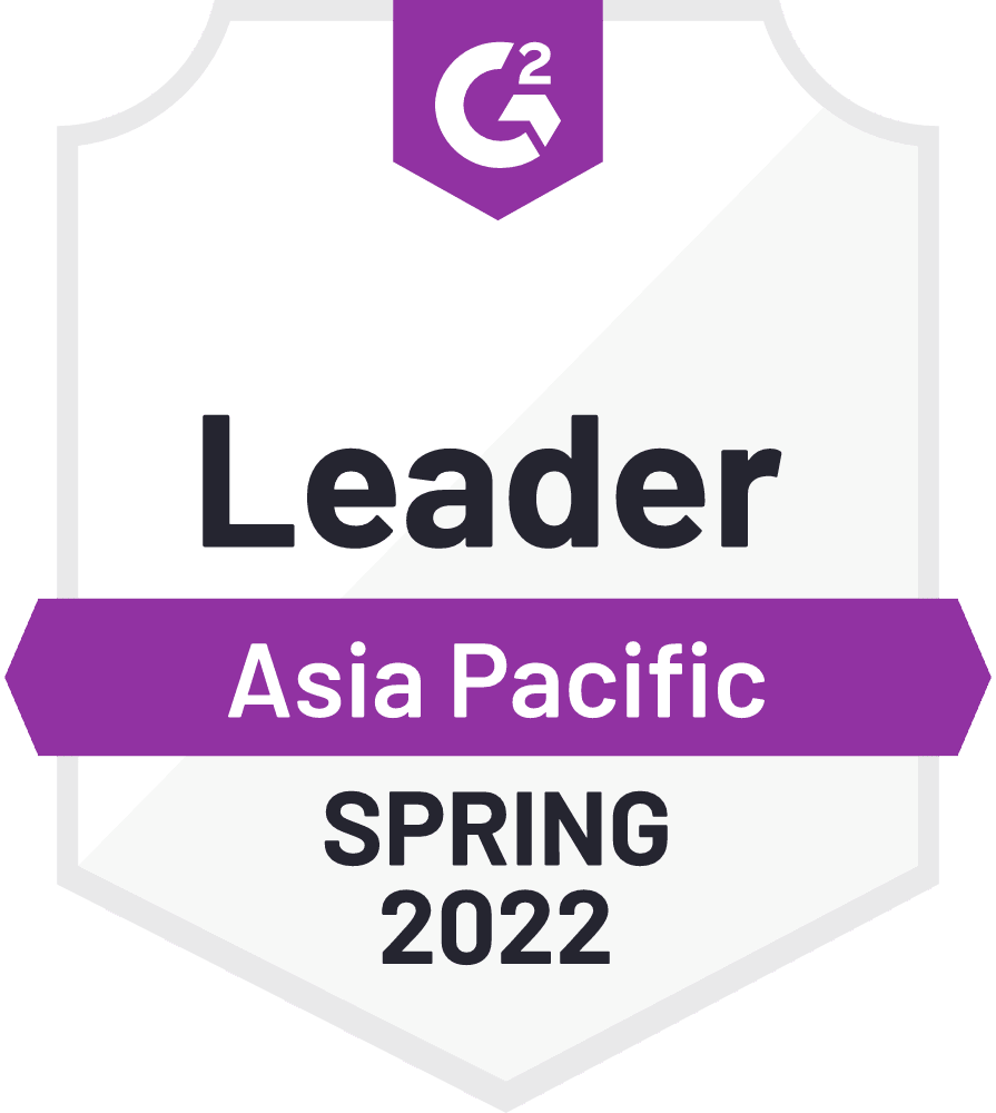 G2 Leader, Asia Pacific, Spring 2022