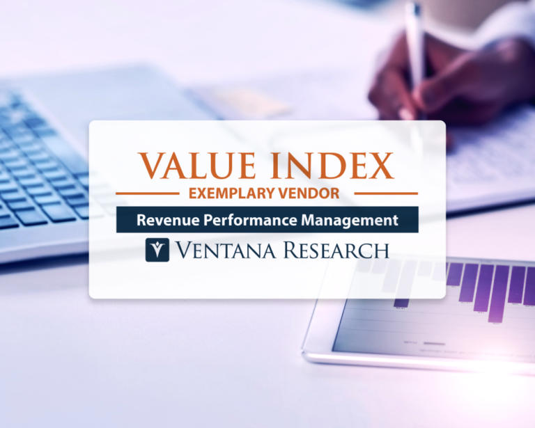 Anaplan Exemplary Vendor - Ventana Research Value Index 