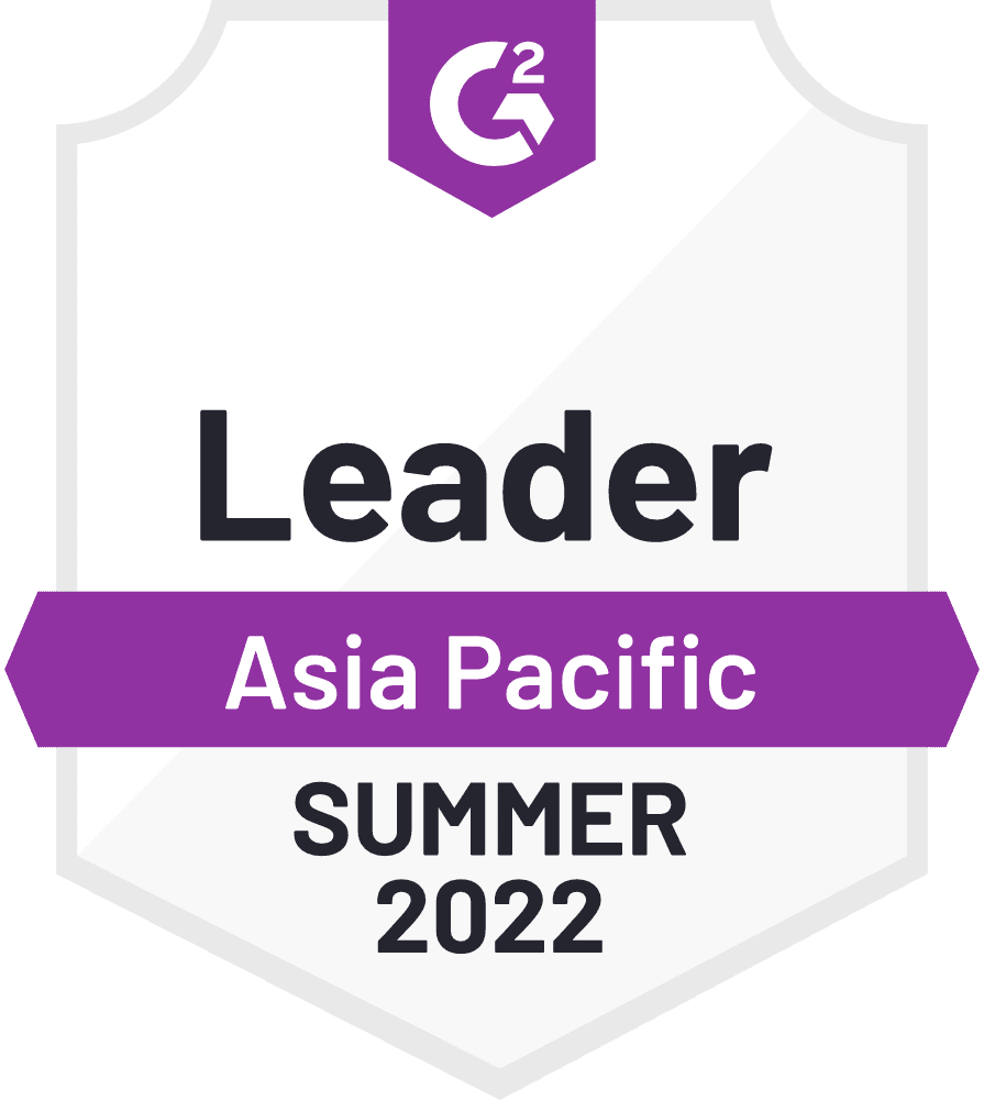 G2 Leader, Asia Pacific, Summer 2022
