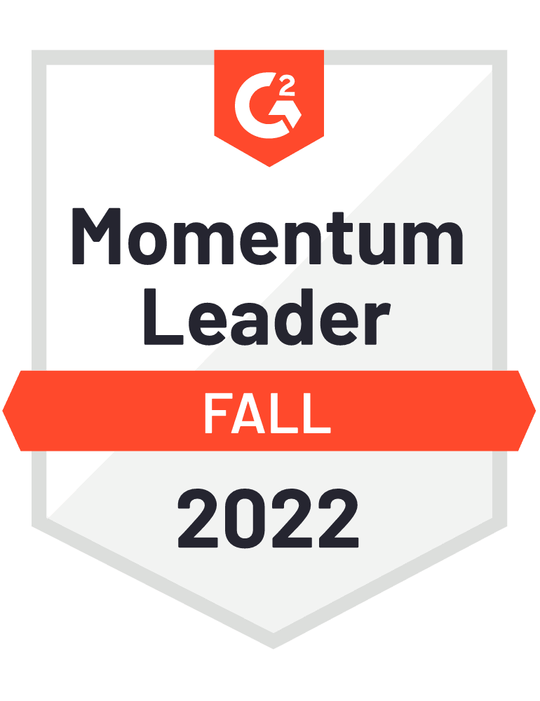 G2 Momentum Leader, Fall 2022