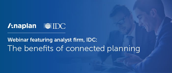 IDC: The benefits of connected planning