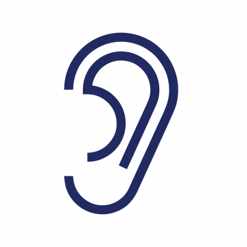 Graphic: ear icon
