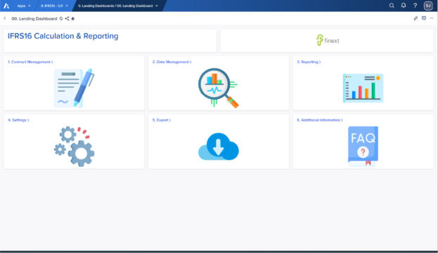 Bedford Consulting Anaplan chart on IFRS 16 app