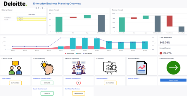 Deloitte app for StrategyAccelerator Program Setup and Planning